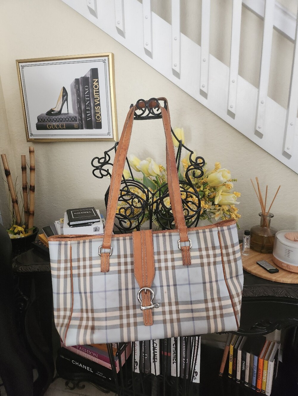 Burberry vintage nova check tote PROJECT bag